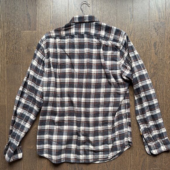 J.Crew Men's Flannel Button Down Shirt - Medium - 100% Cotton - Picture 5 of 6